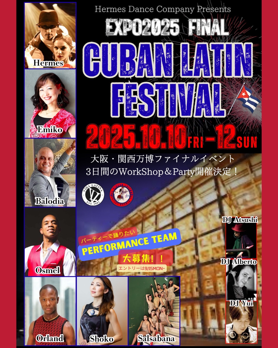EXPO2025 FINAL CUBAN LATIN FESTIVAL !